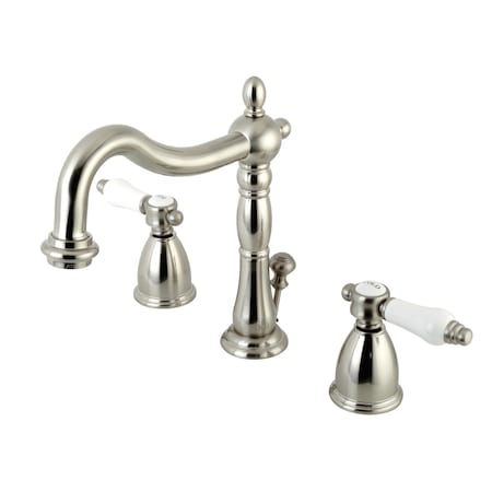 Kingston Brass 8" Widespread Bathroom Faucet, Brushed Nickel KB1978BPL